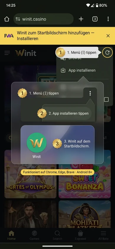 Winit auf Android installieren – Winit
